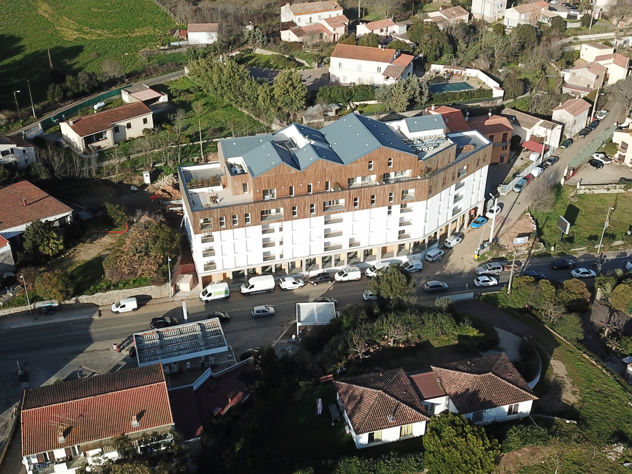 Construction à Mezzavia