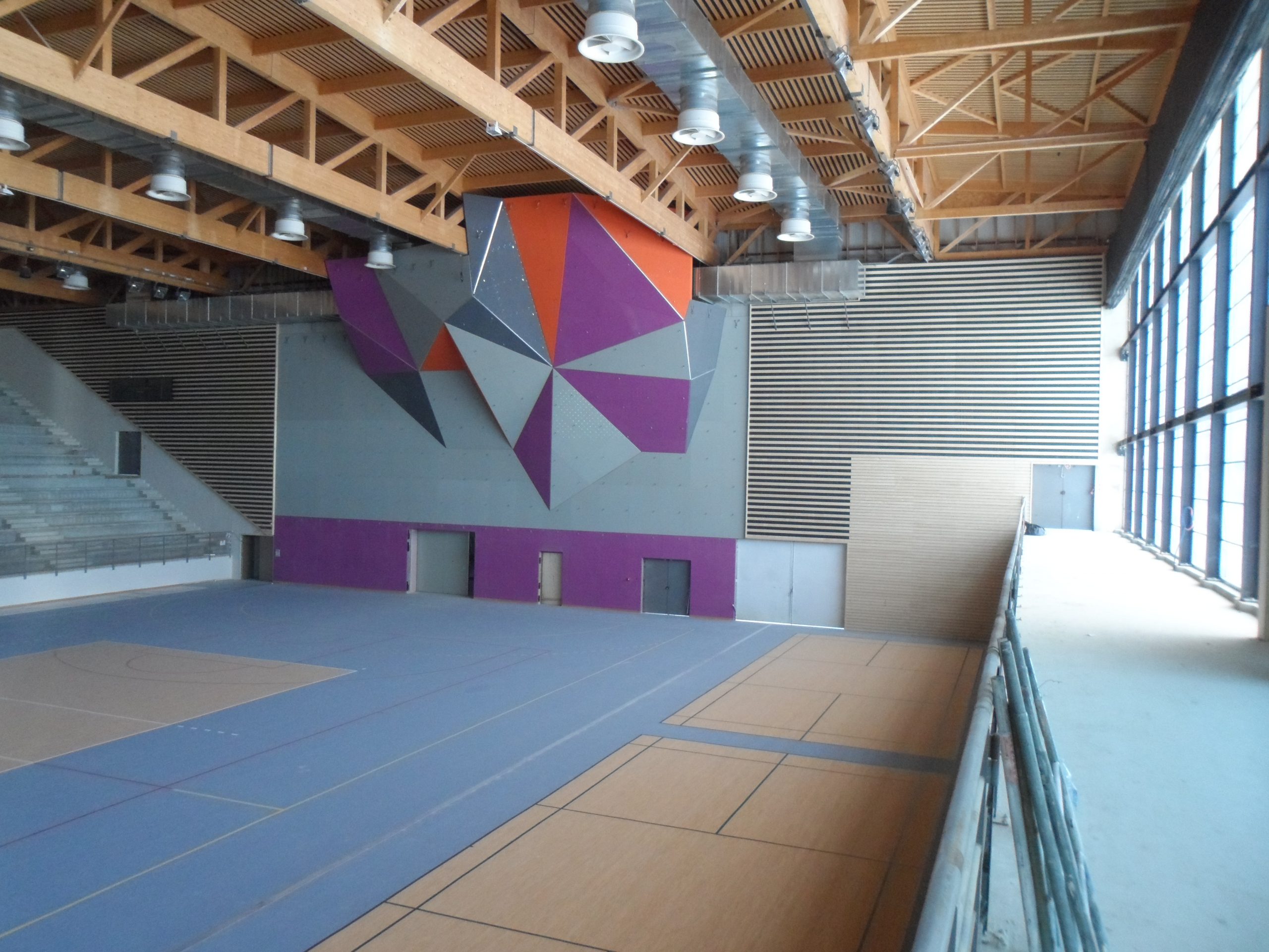 Construction de la Halle des Sports à Ajaccio